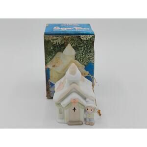 Precious Moments 530484 Chapel Sugar Town Enesco Porcelain Ornament Vintage 1993